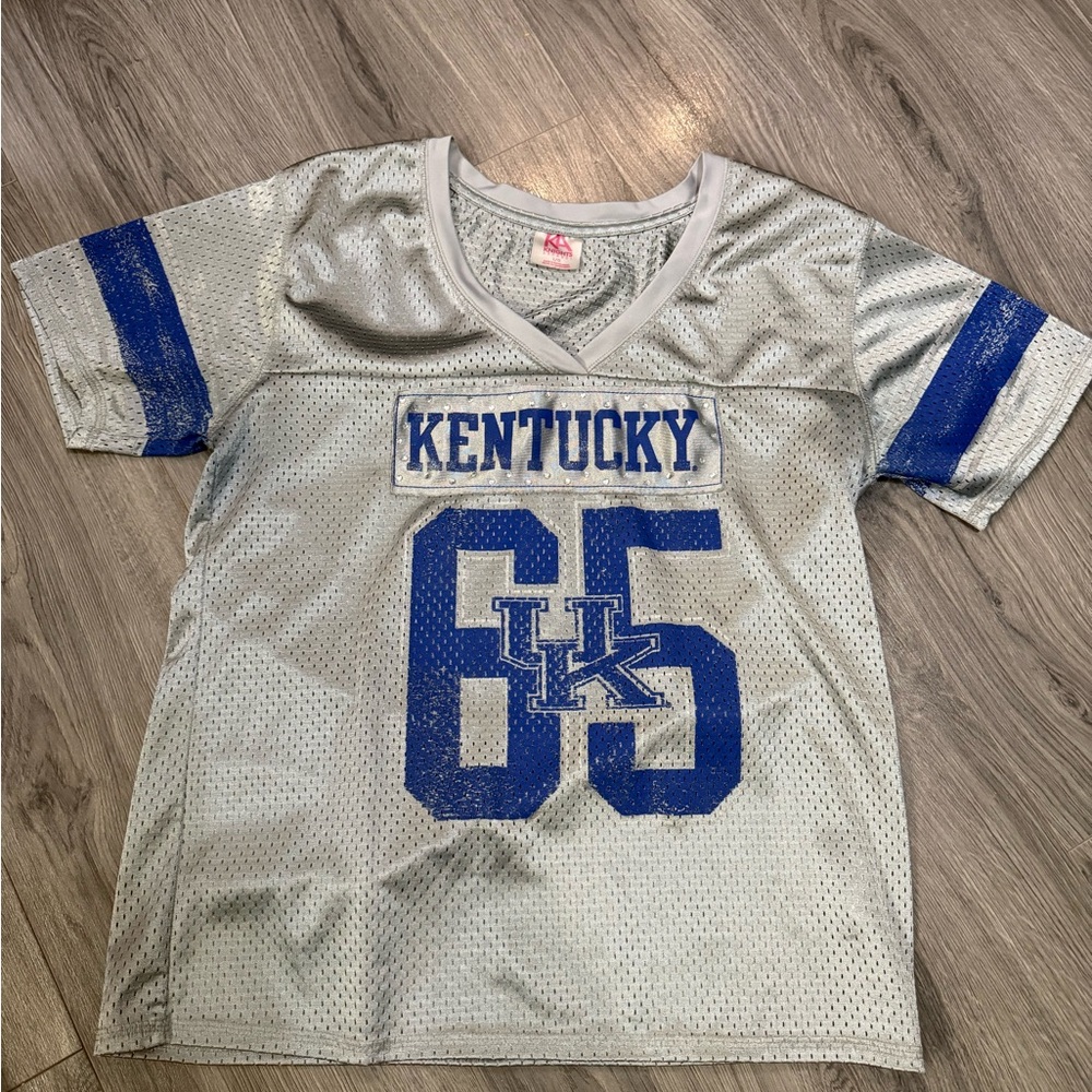 Knights Apparel Kentucky Blue and White Jersey
